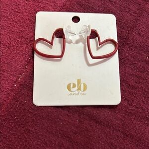 Red Heart Earrings by eb and co